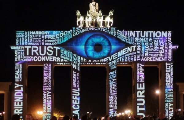 Brandenburger Tor beim Festival of lights 2022